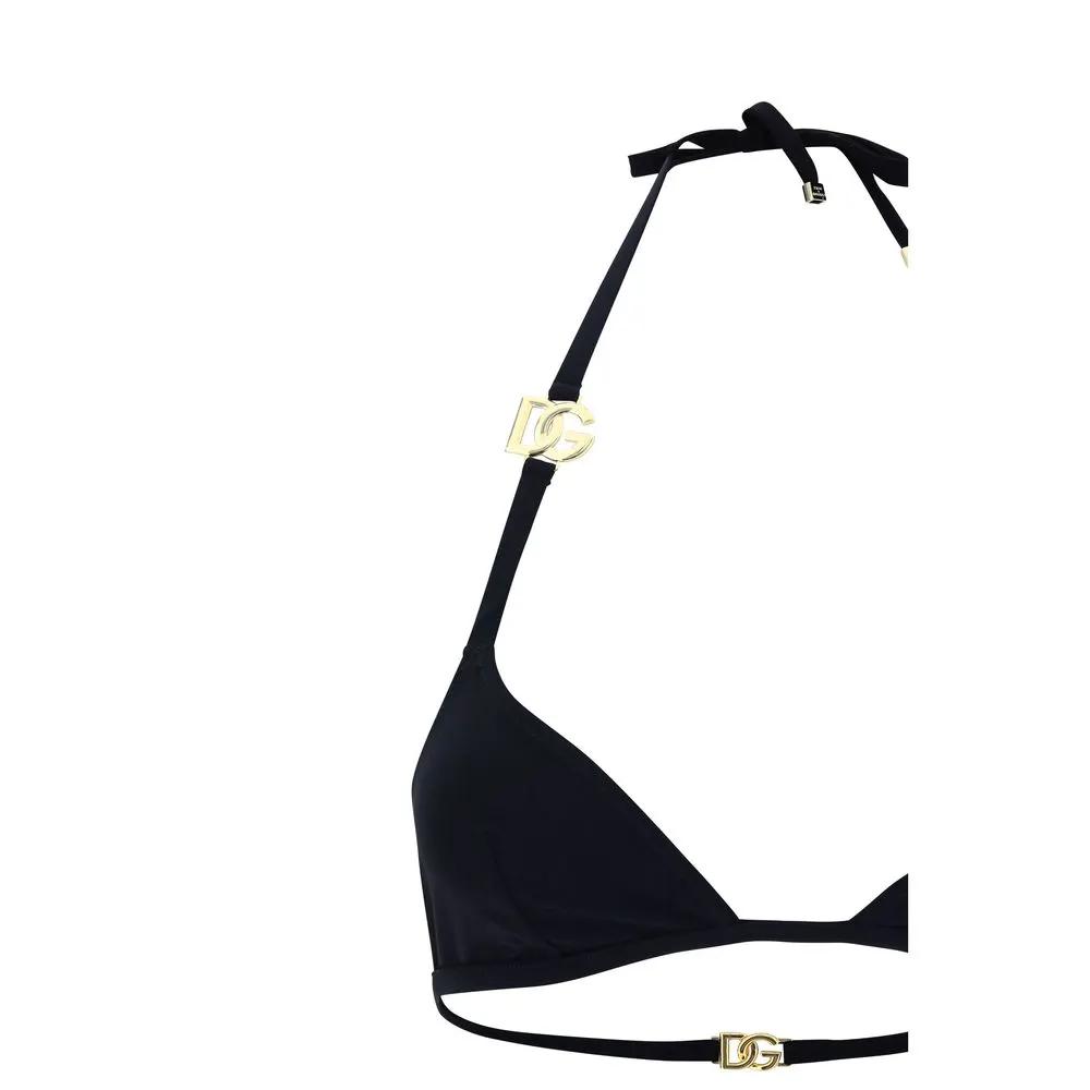 Dolce &amp; Gabbana Black Nylon Bikini