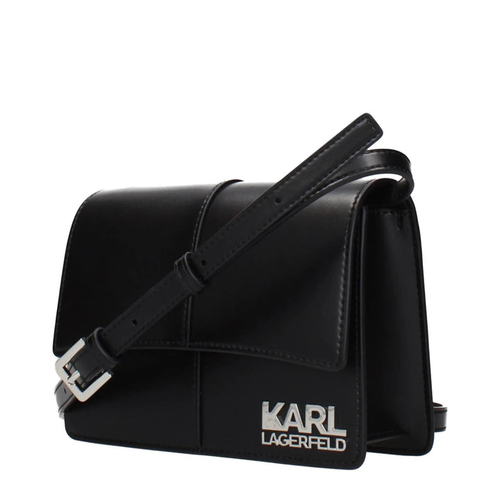 Karl Lagerfeld Black Polyethylene Crossbody Bag