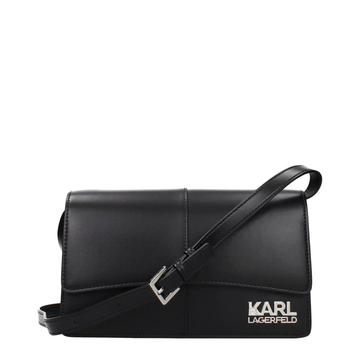 Karl Lagerfeld Black Polyethylene Crossbody Bag