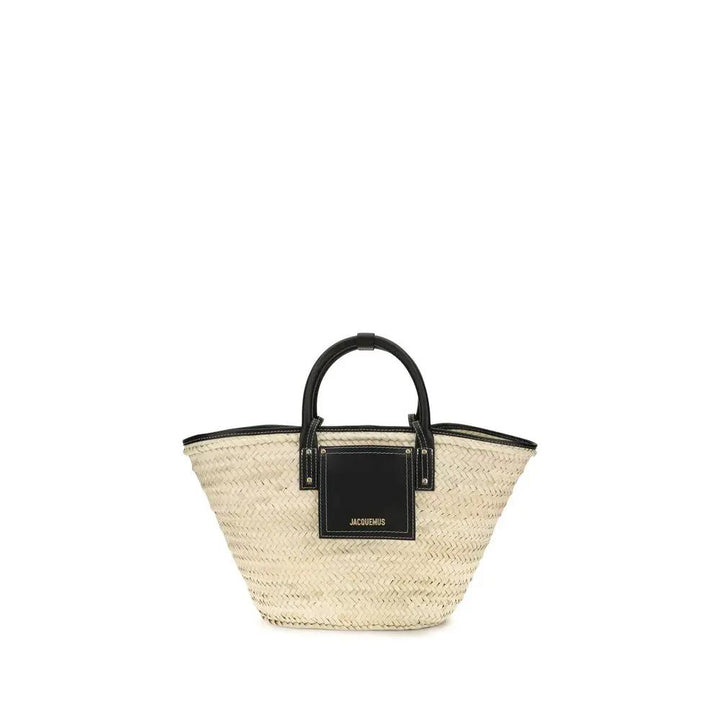 Jacquemus Beige Raffia Handbag