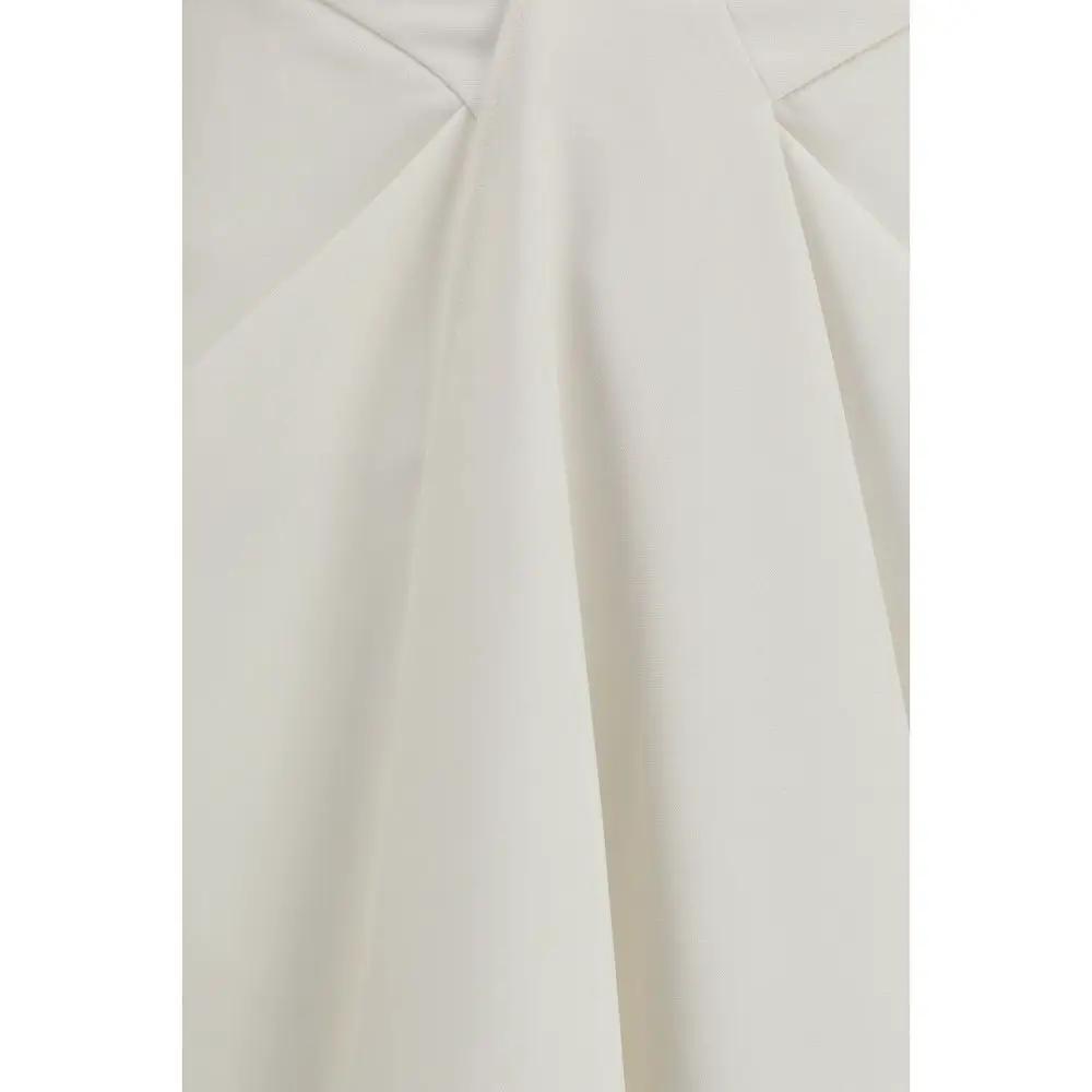 Givenchy White Wool Oves Aries Long Skirt