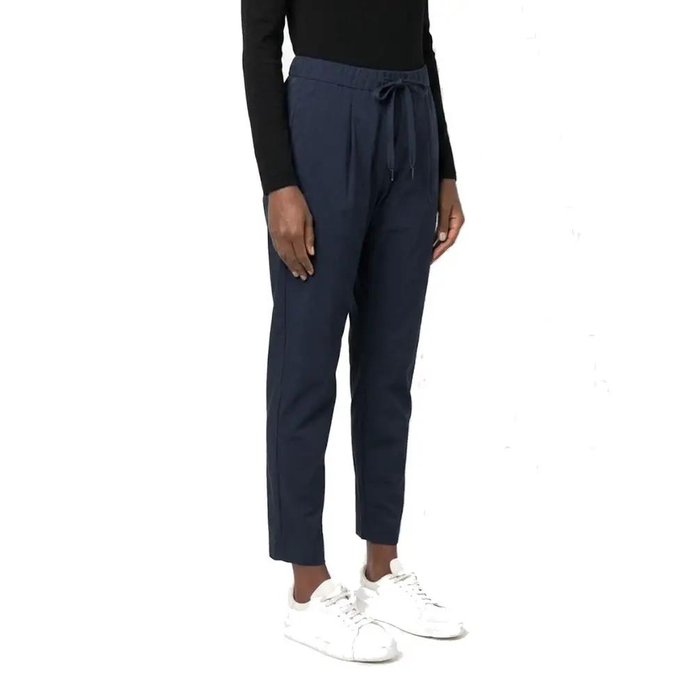 Herno Blue Elastane Casual Pants
