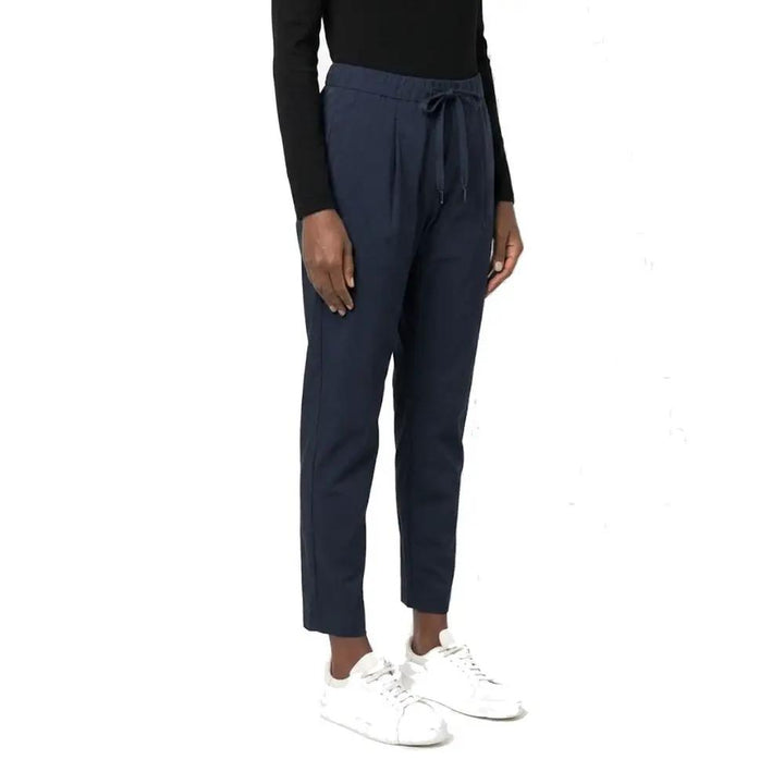 Herno Blue Elastane Casual Pants