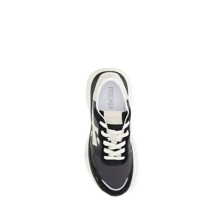 Premiata Black Nylon Athletic Sneakers