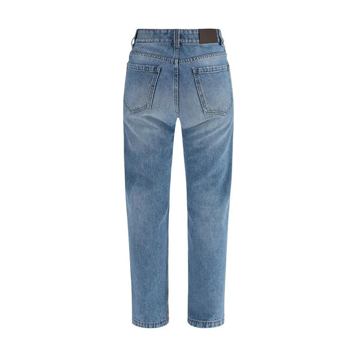 Brunello Cucinelli Blue Cotton Jeans Denim