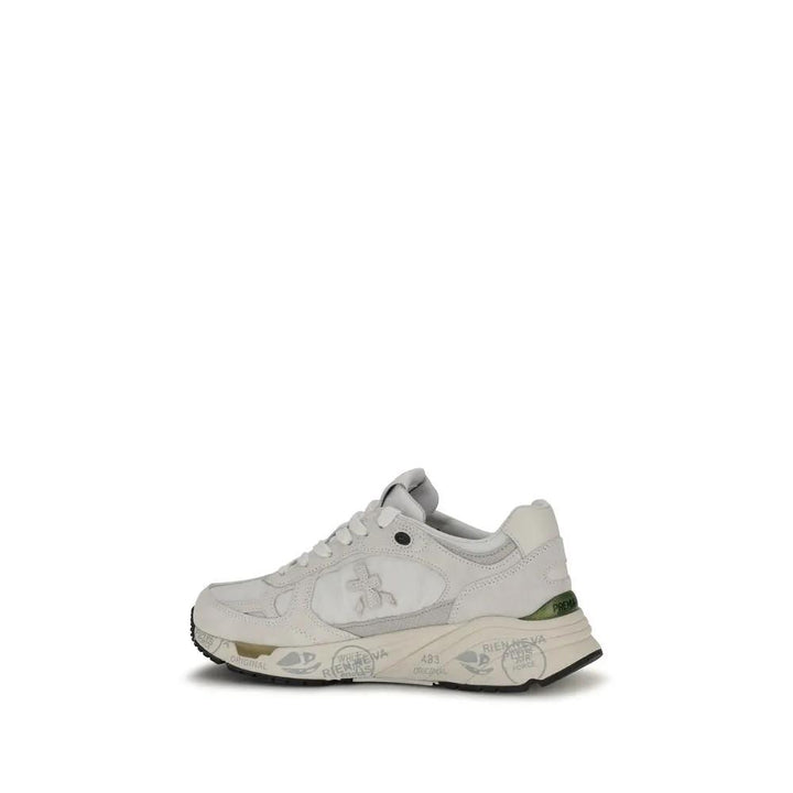 Premiata White Polyamide Chunky Sneakers
