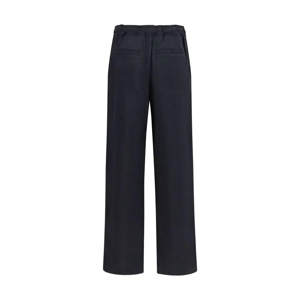 Marant Etoile Black Viscose Casual Pants