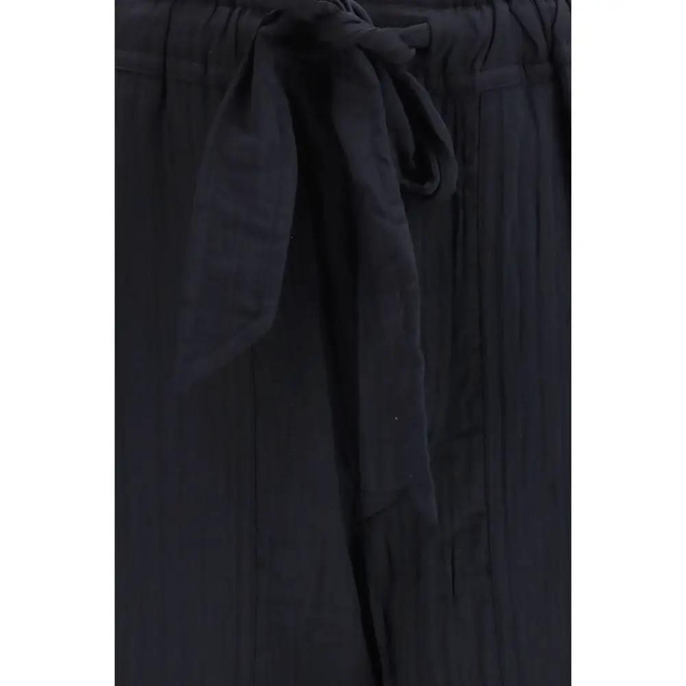 Marant Etoile Black Viscose Casual Pants