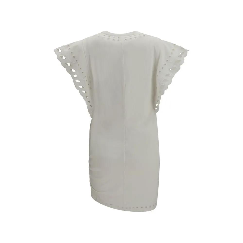 Marant Etoile White Cotton Casual Dress