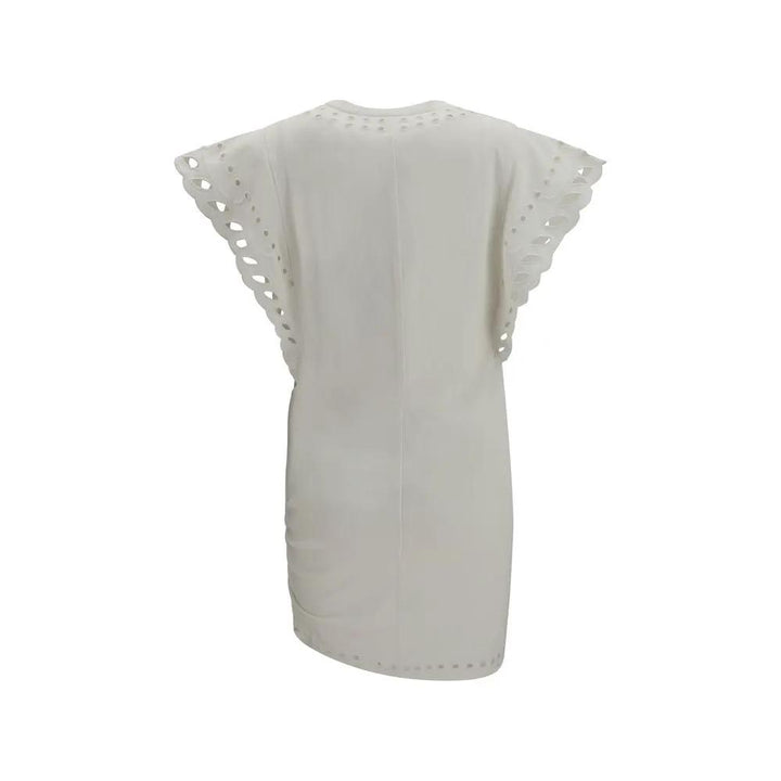 Marant Etoile White Cotton Casual Dress