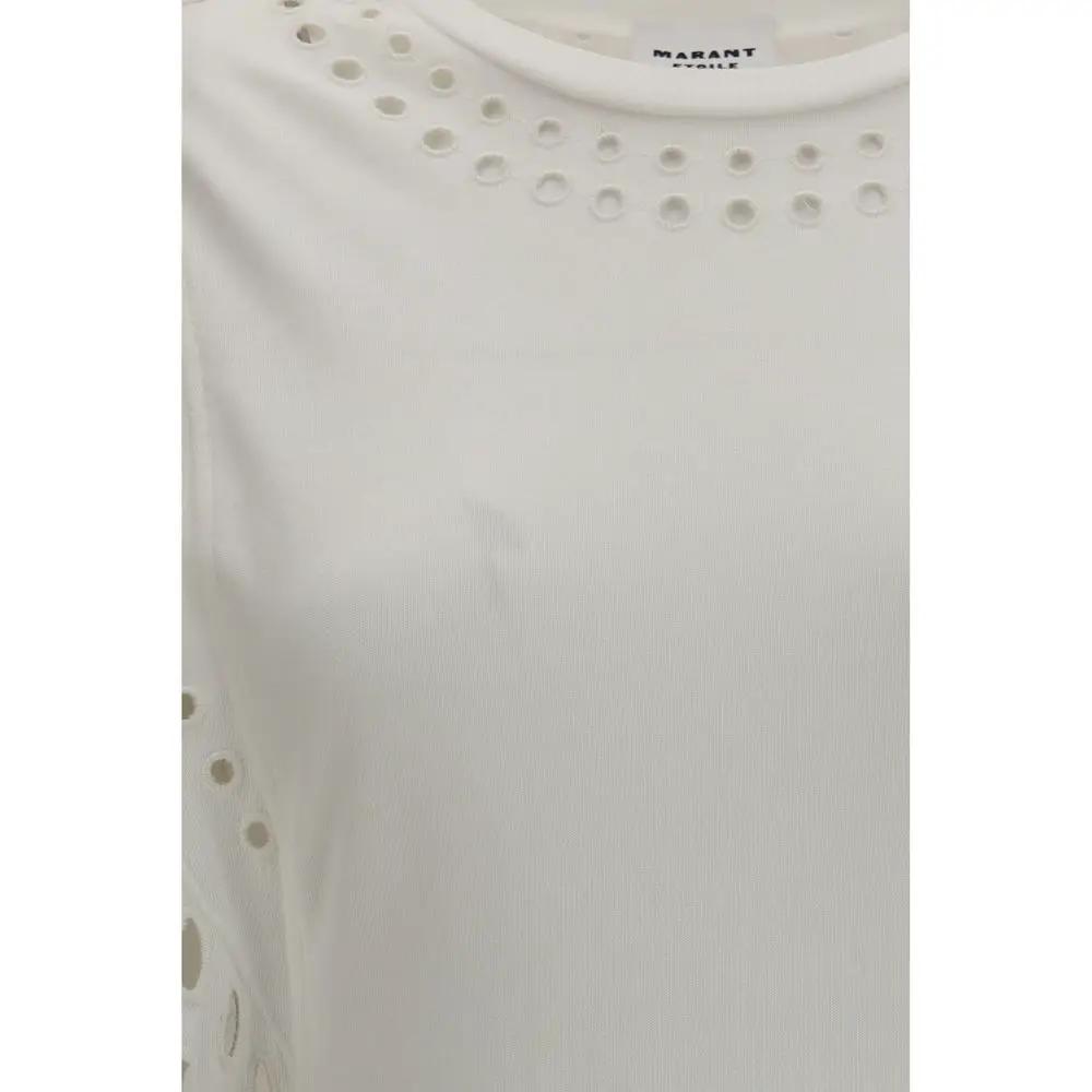 Marant Etoile White Cotton Casual Dress