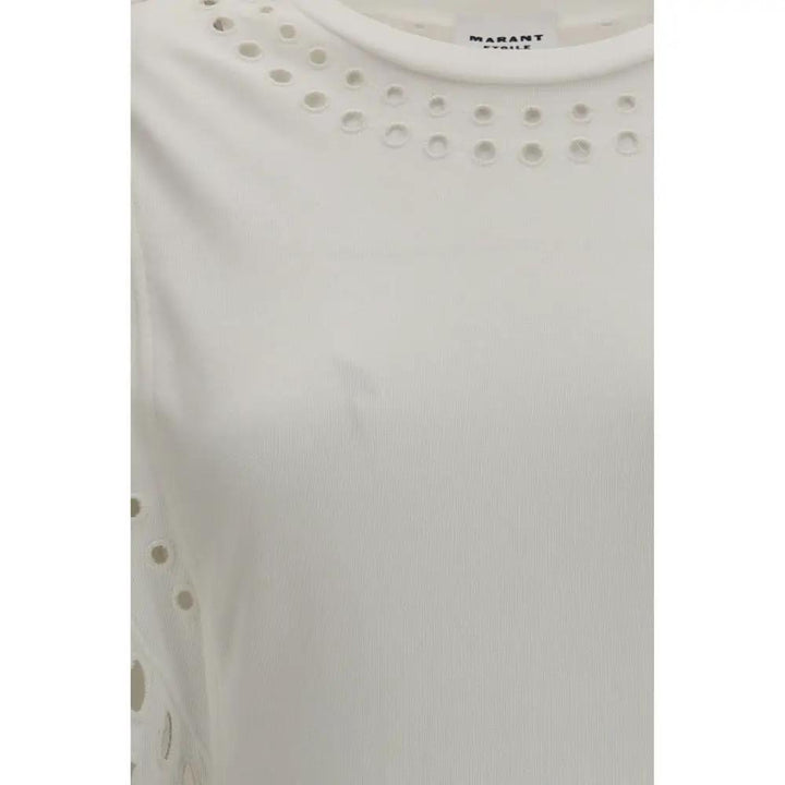 Marant Etoile White Cotton Casual Dress