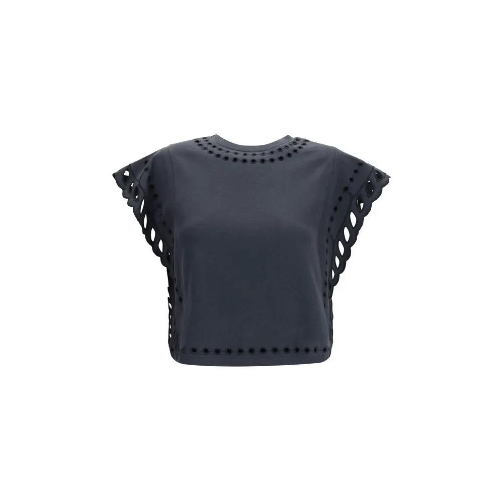Marant Etoile Black Cotton T-Shirt