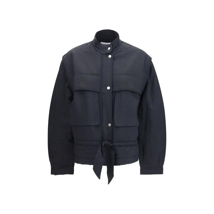 Marant Etoile Black Modal Full-Length Jacket
