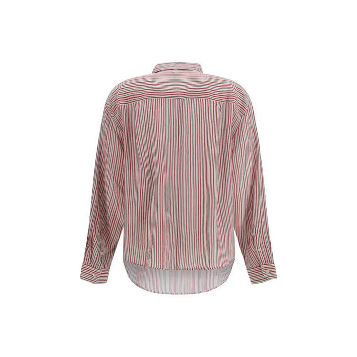 Marant Etoile Beige Cotton Pattern Shirt