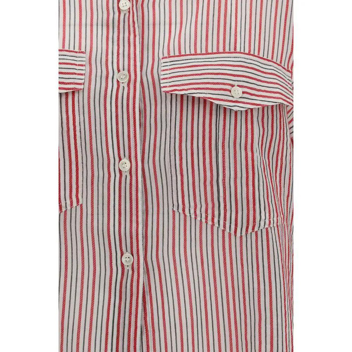 Marant Etoile Beige Cotton Pattern Shirt