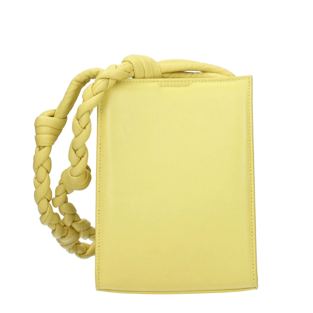 Jil Sander Yellow Leather Crossbody Bag