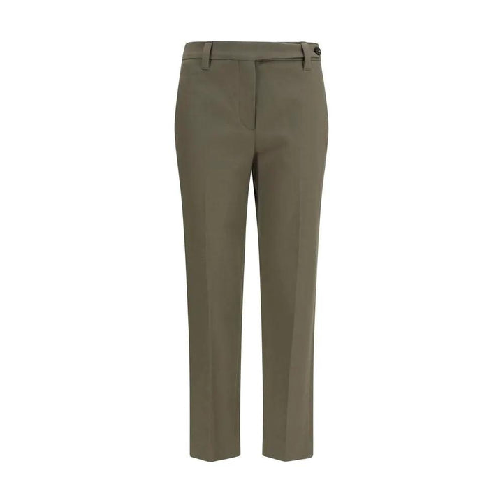 Brunello Cucinelli Bicolor Cotton Dress Pants