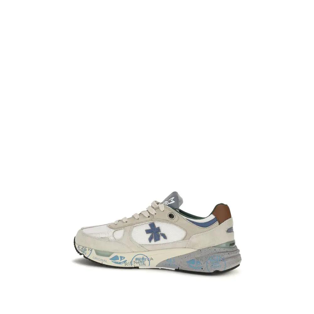 Premiata White Polyamide Athletic Sneakers