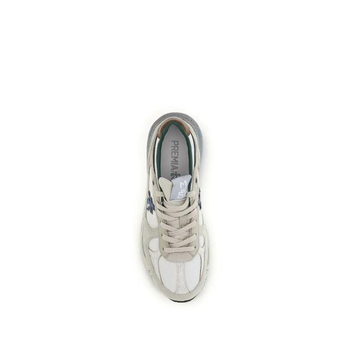 Premiata White Polyamide Athletic Sneakers
