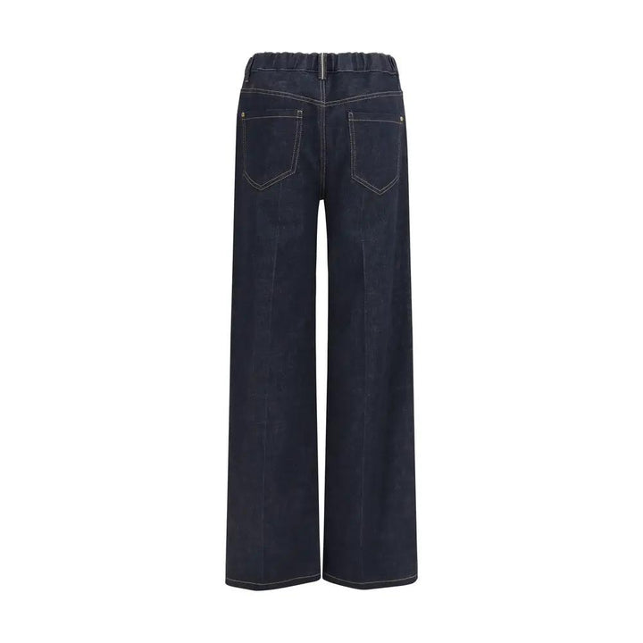 Brunello Cucinelli Blue Cotton Jeans Denim