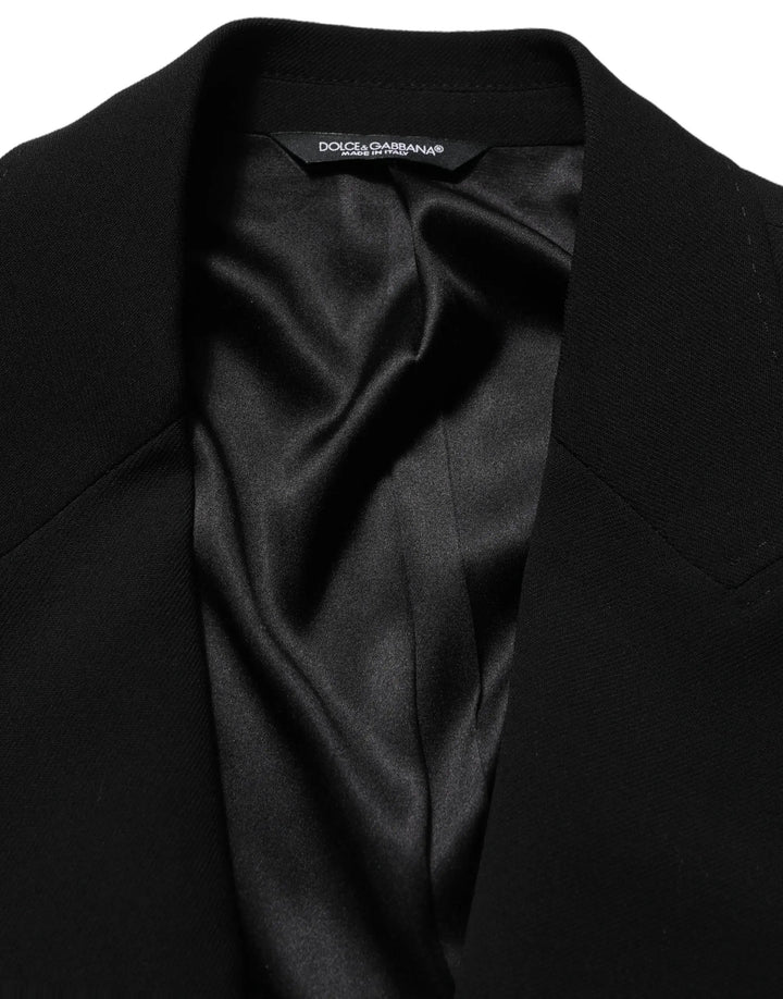 Dolce &amp; Gabbana Sample Sale | Dolce &amp; Gabbana Black Wool Single Breasted Men Blazer Jacket - | Designer outlet