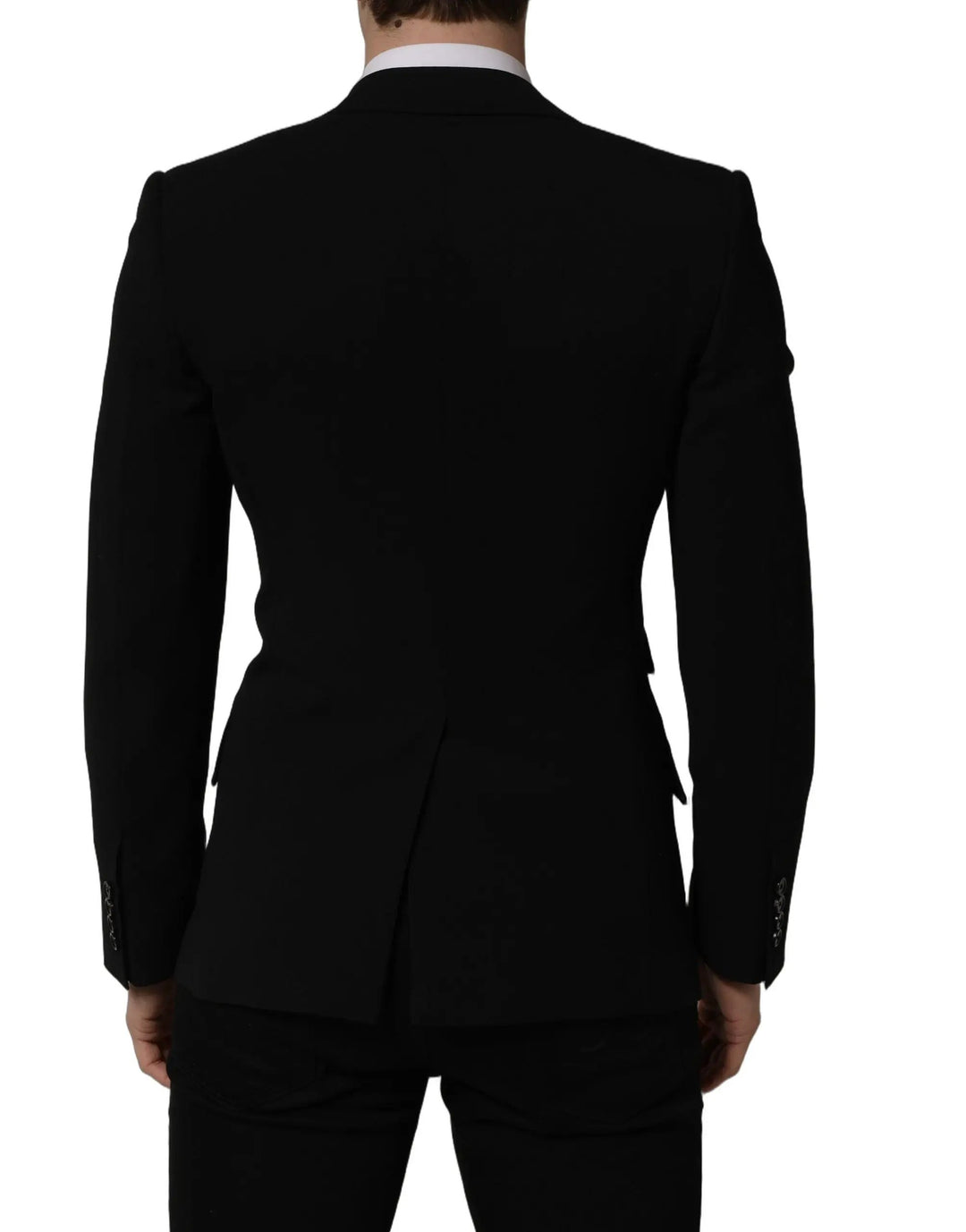 Dolce &amp; Gabbana Sample Sale | Dolce &amp; Gabbana Black Wool Single Breasted Men Blazer Jacket - | Designer outlet
