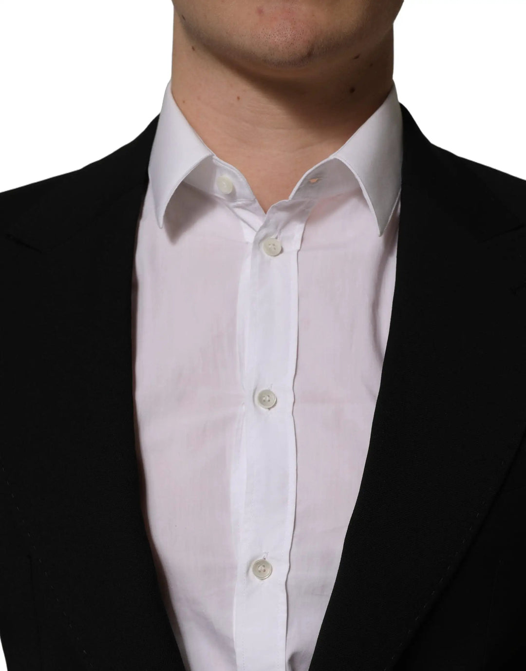 Dolce &amp; Gabbana Sample Sale | Dolce &amp; Gabbana Black Wool Single Breasted Men Blazer Jacket - | Designer outlet