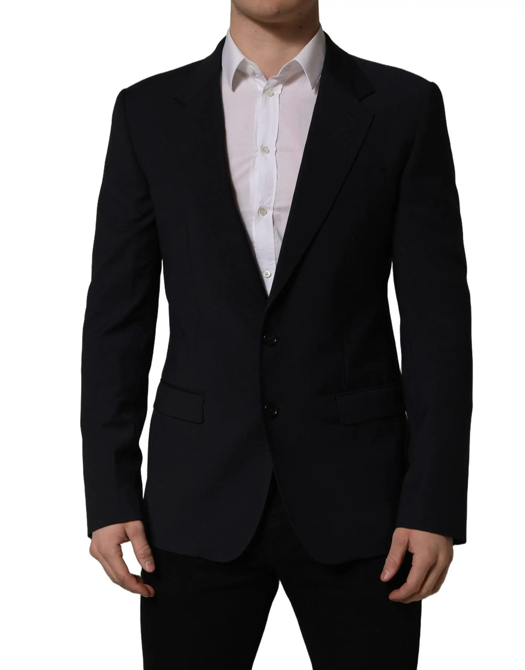 Dolce &amp; Gabbana Sample Sale | Dolce &amp; Gabbana Black Wool Single Breasted Men Blazer Jacket - | Designer outlet