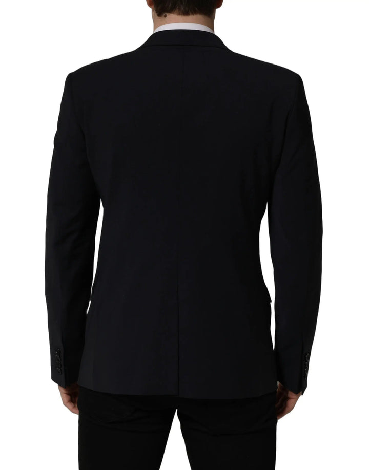Dolce &amp; Gabbana Sample Sale | Dolce &amp; Gabbana Black Wool Single Breasted Men Blazer Jacket - | Designer outlet