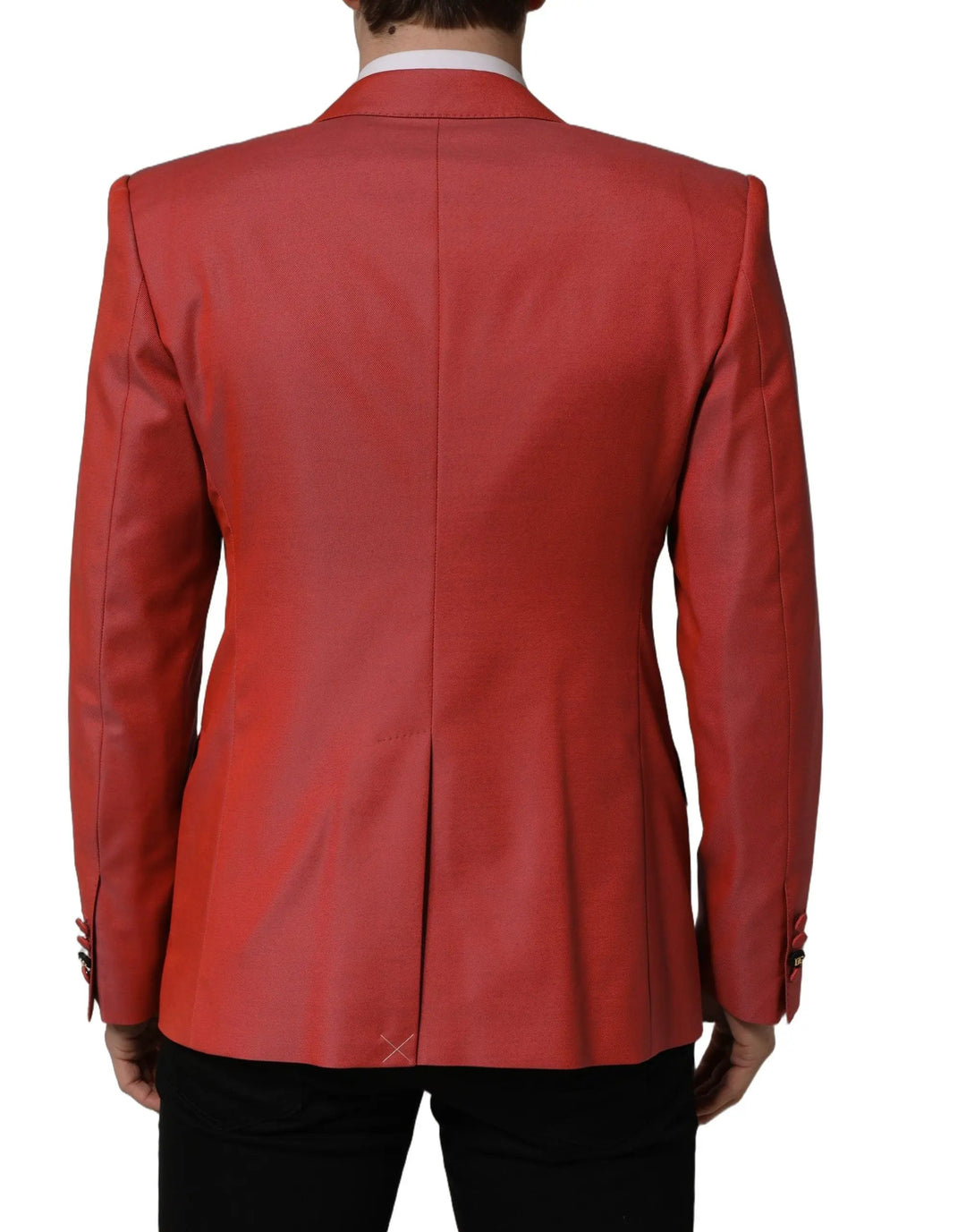Dolce &amp; Gabbana Sample Sale | Dolce &amp; Gabbana Red Wool Single Breasted Men Blazer Jacket - | Designer outlet