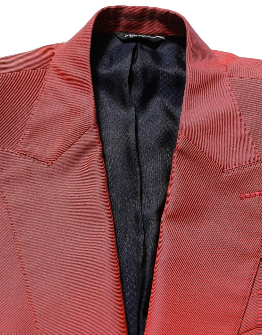 Dolce &amp; Gabbana Sample Sale | Dolce &amp; Gabbana Red Wool Single Breasted Men Blazer Jacket - | Designer outlet