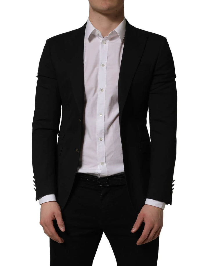 Dolce &amp; Gabbana Sample Sale | Dolce &amp; Gabbana Black Polyester Single Breasted Blazer Jacket - | Designer outlet