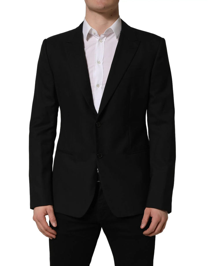 Dolce &amp; Gabbana Sample Sale | Dolce &amp; Gabbana Black Wool Single Breasted Blazer Jacket - | Designer outlet