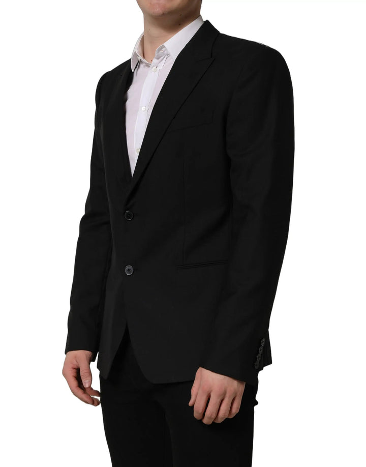 Dolce &amp; Gabbana Sample Sale | Dolce &amp; Gabbana Black Wool Single Breasted Blazer Jacket - | Designer outlet