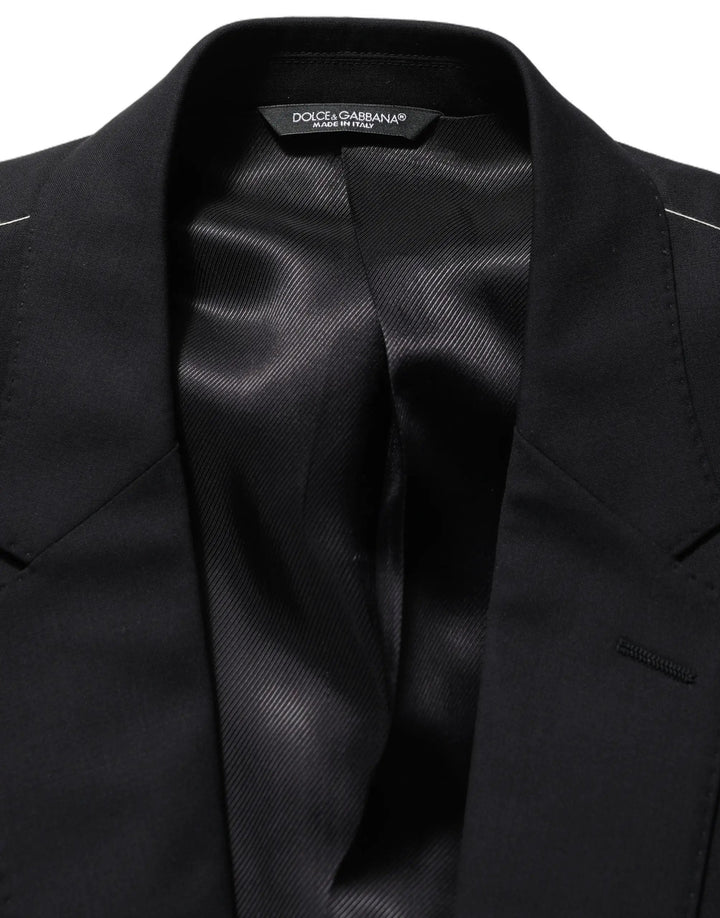 Dolce &amp; Gabbana Sample Sale | Dolce &amp; Gabbana Black Wool Single Breasted Blazer Jacket - | Designer outlet