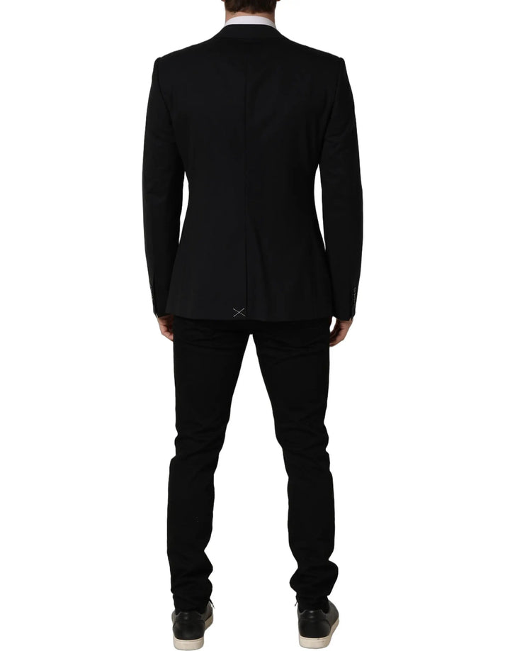 Dolce &amp; Gabbana Sample Sale | Dolce &amp; Gabbana Black Wool Single Breasted Blazer Jacket - | Designer outlet