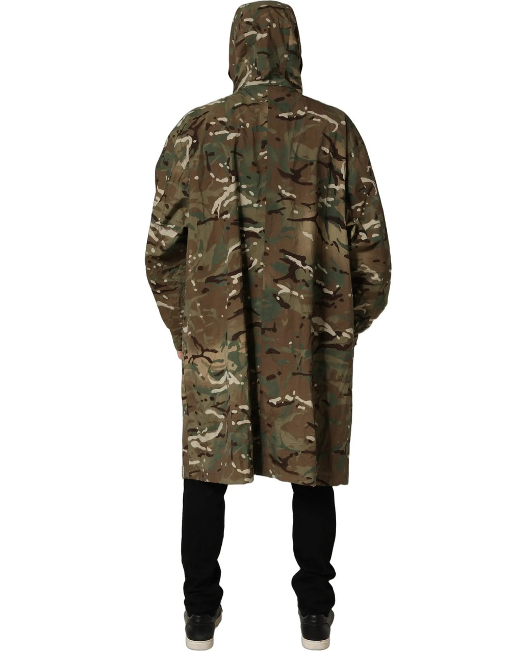Dolce & Gabbana Sample Sale | Dolce & Gabbana Multicolor Camouflage Hooded Coat Jacket - | Designer outlet