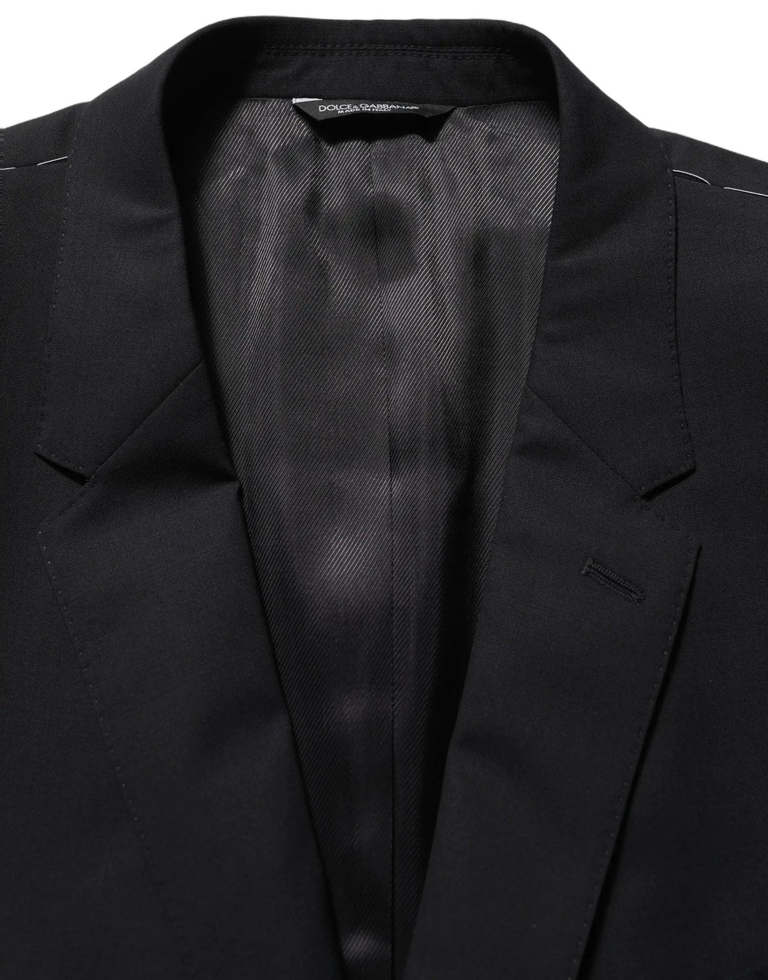 Dolce &amp; Gabbana Sample Sale | Dolce &amp; Gabbana Black Wool Single Breasted Blazer Jacket - | Designer outlet