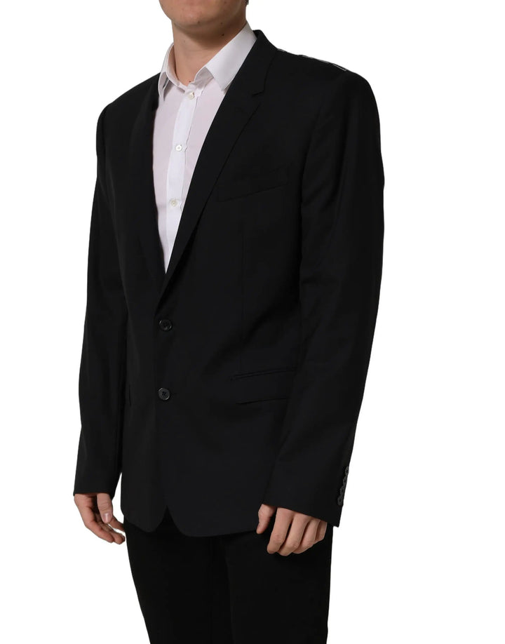 Dolce &amp; Gabbana Sample Sale | Dolce &amp; Gabbana Black Wool Single Breasted Blazer Jacket - | Designer outlet
