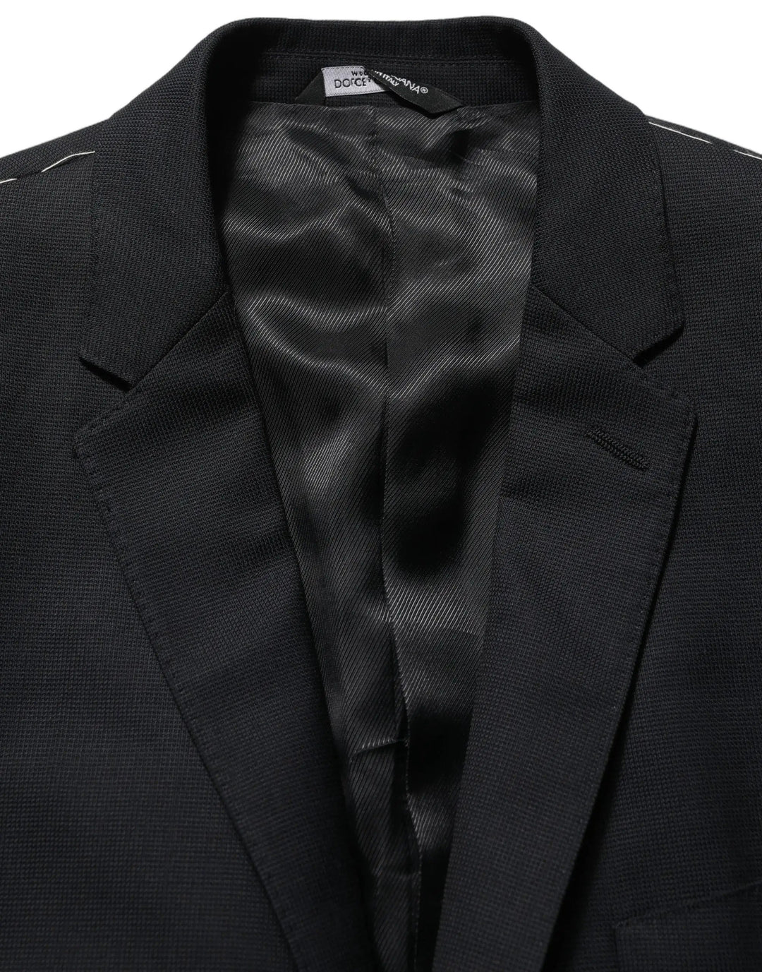 Dolce &amp; Gabbana Sample Sale | Dolce &amp; Gabbana Black Wool Single Breasted Blazer Jacket - | Designer outlet