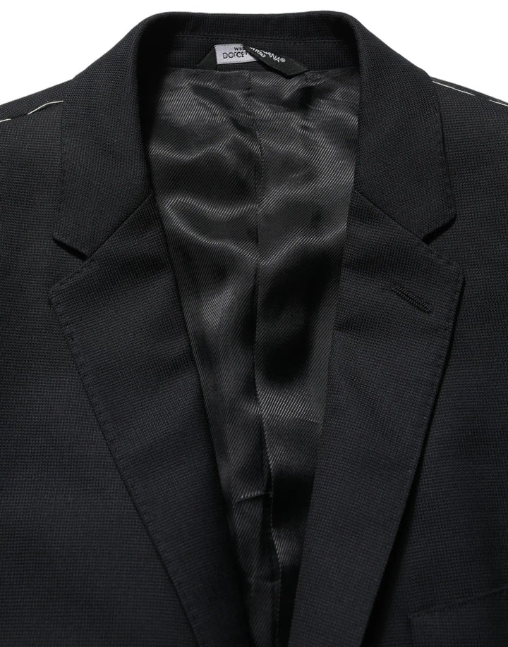 Dolce &amp; Gabbana Sample Sale | Dolce &amp; Gabbana Black Wool Single Breasted Blazer Jacket - | Designer outlet