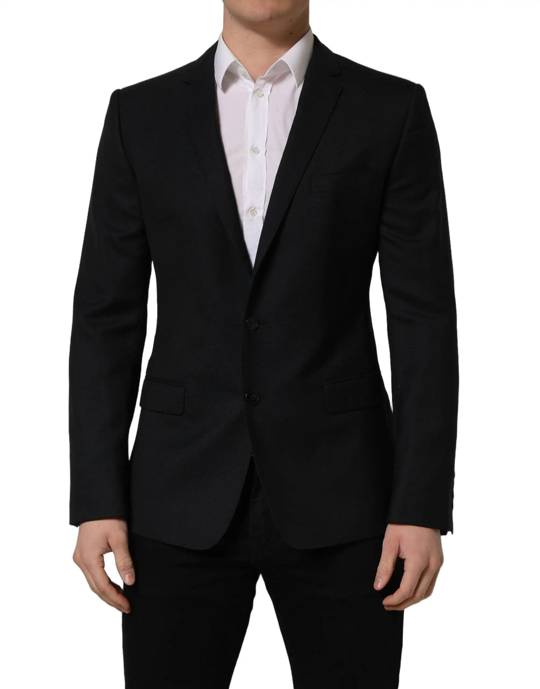 Dolce &amp; Gabbana Sample Sale | Dolce &amp; Gabbana Black Wool Single Breasted Blazer Jacket - | Designer outlet