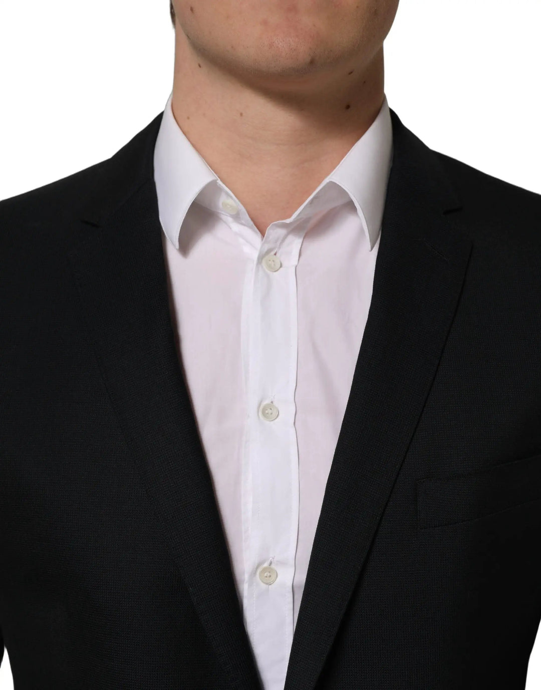 Dolce &amp; Gabbana Sample Sale | Dolce &amp; Gabbana Black Wool Single Breasted Blazer Jacket - | Designer outlet