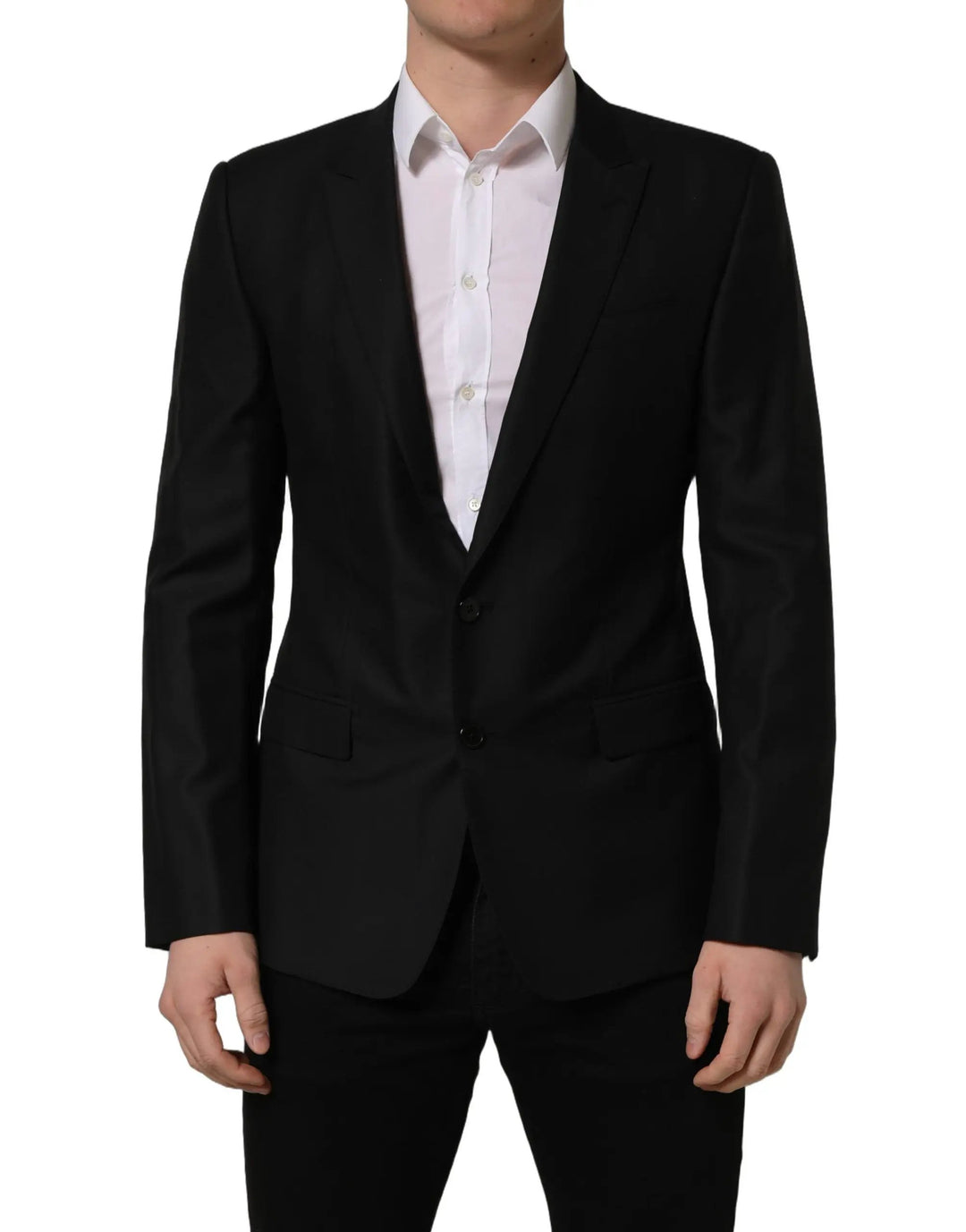 Dolce &amp; Gabbana Sample Sale | Dolce &amp; Gabbana Black Wool Single Breasted Blazer Jacket - | Designer outlet