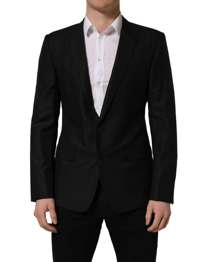 Dolce &amp; Gabbana Sample Sale | Dolce &amp; Gabbana Black Wool Single Breasted Blazer Jacket - | Designer outlet