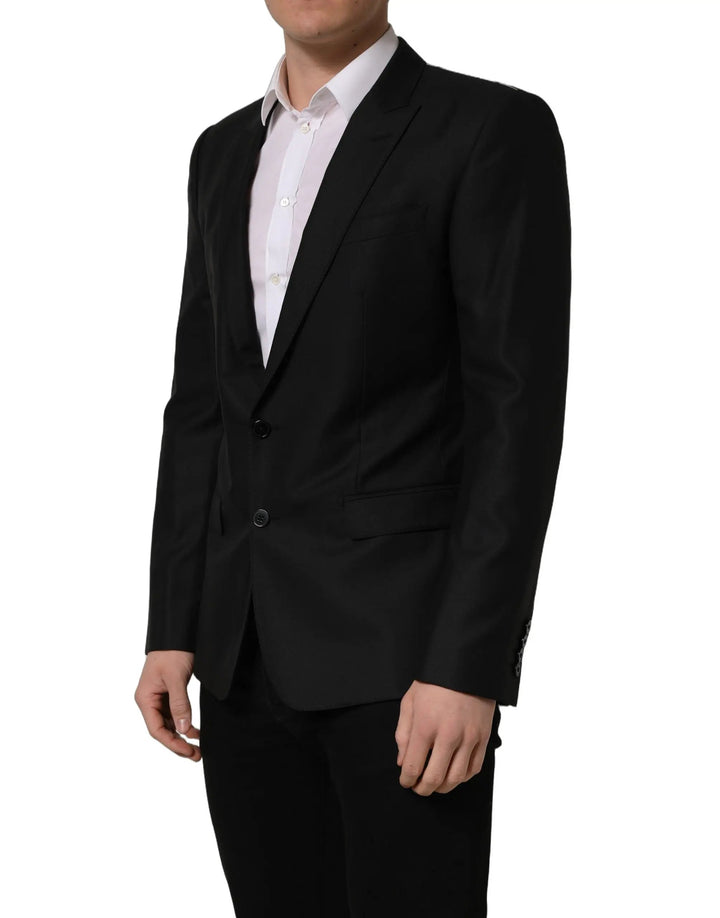 Dolce &amp; Gabbana Sample Sale | Dolce &amp; Gabbana Black Wool Single Breasted Blazer Jacket - | Designer outlet