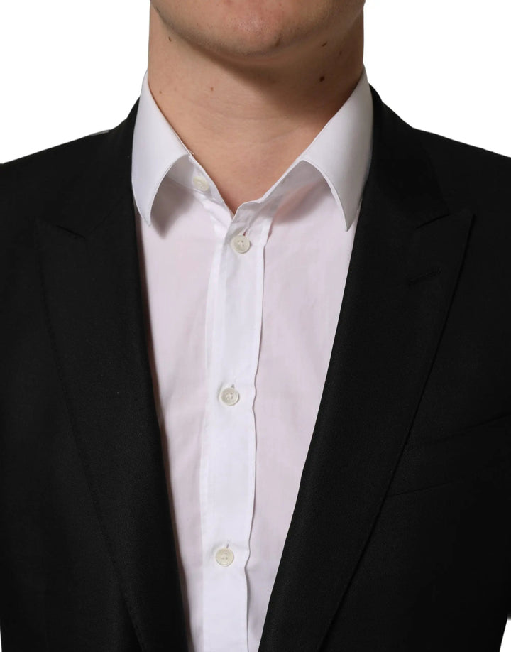Dolce &amp; Gabbana Sample Sale | Dolce &amp; Gabbana Black Wool Single Breasted Blazer Jacket - | Designer outlet