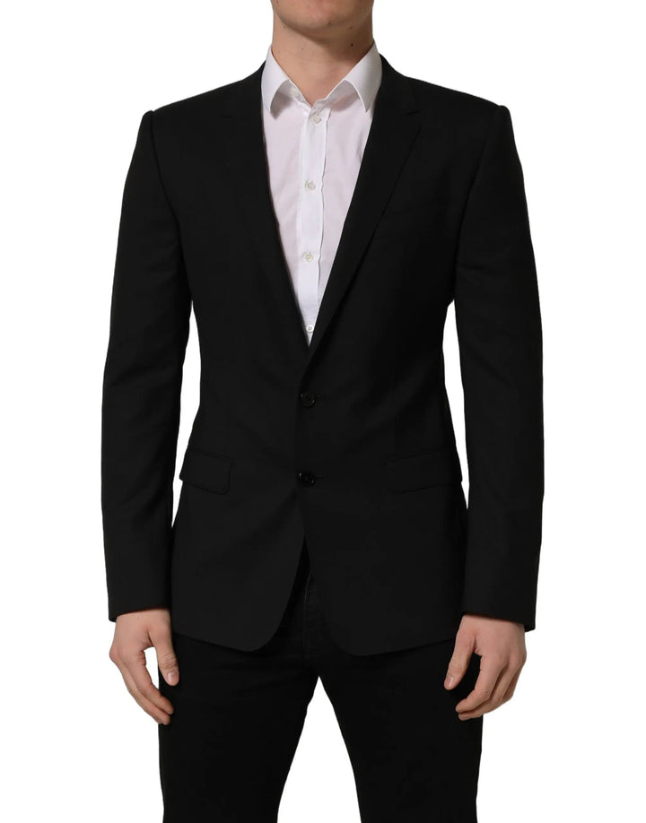 Dolce &amp; Gabbana Sample Sale | Dolce &amp; Gabbana Black Wool Single Breasted Blazer Jacket - | Designer outlet