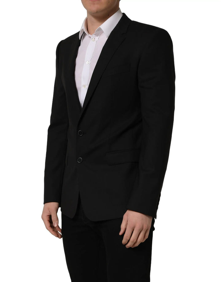 Dolce &amp; Gabbana Sample Sale | Dolce &amp; Gabbana Black Wool Single Breasted Blazer Jacket - | Designer outlet